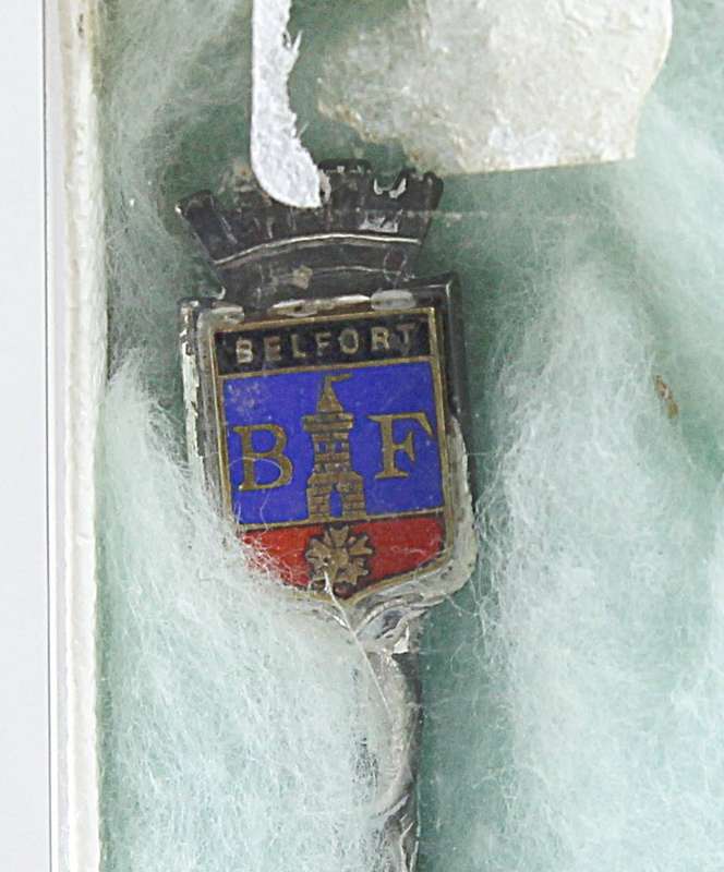 Souvenir Spoon - Belfort - Silver Plated - Beautiful!