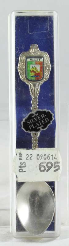 Souvenir spoon - Malaga - silver plated