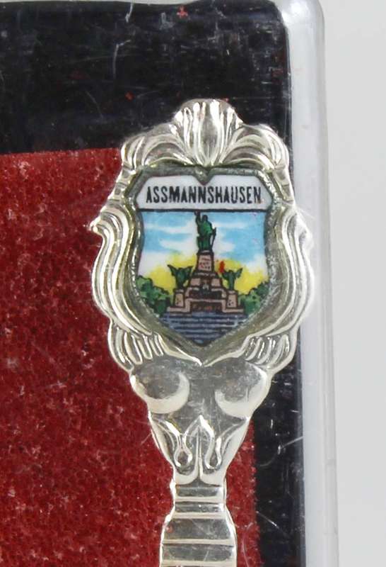 Souvenir spoon - Assmannshausen - silver plated