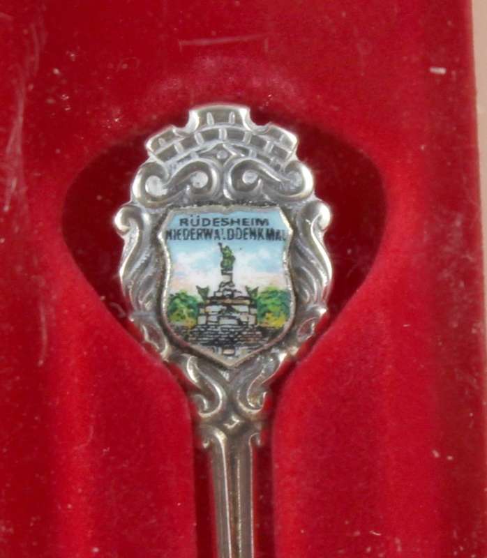 Souvenir spoon - Rudesheim silver plated