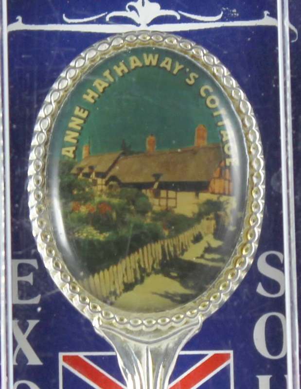 Souvenir spoon - Anne Hathaway's cottage silver plated