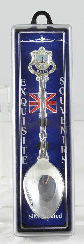 Souvenir spoon - Bath silver plated