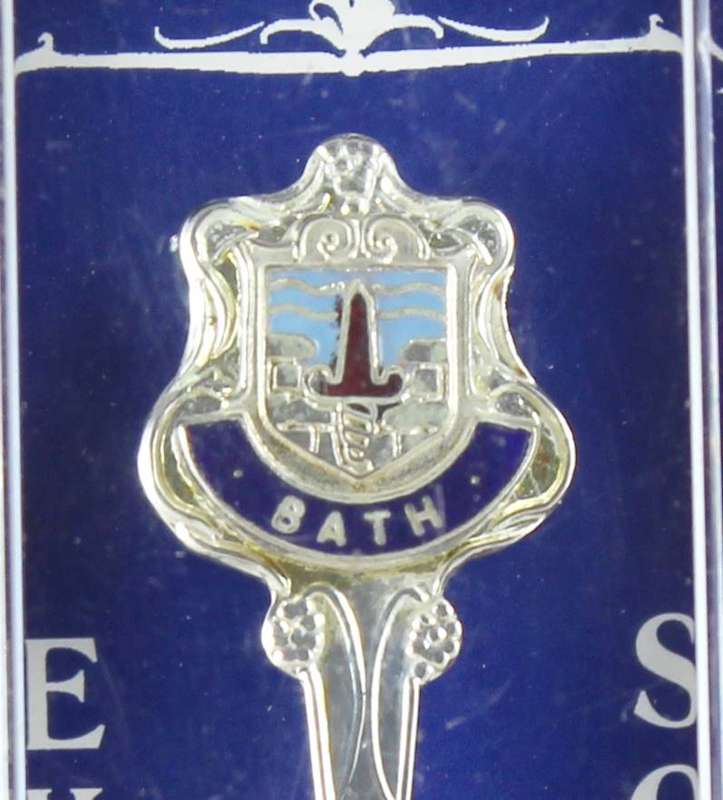 Souvenir spoon - Bath silver plated
