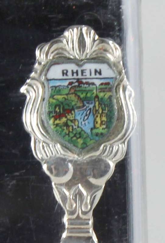 Souvenir spoon - Rhein silver plated