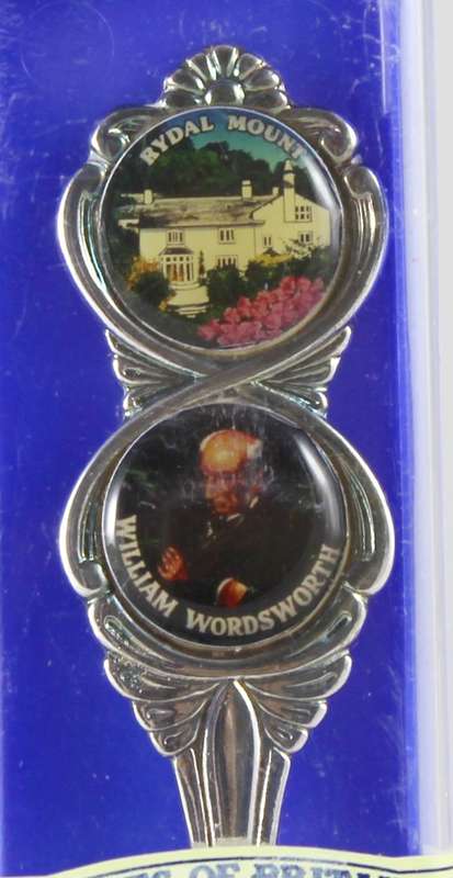 Souvenir spoon - William Woodsworth silver plated
