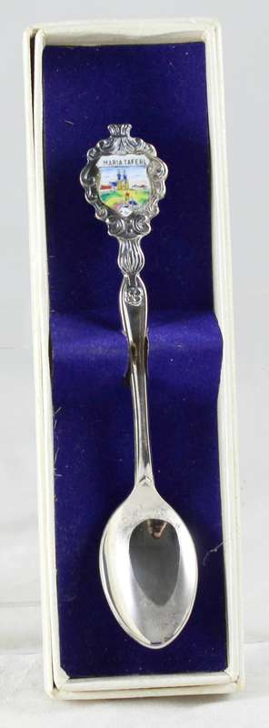 Souvenir spoon - Maria Taferl silver plated