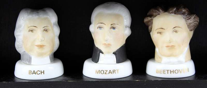Renaissance miniature busts - greatest composers