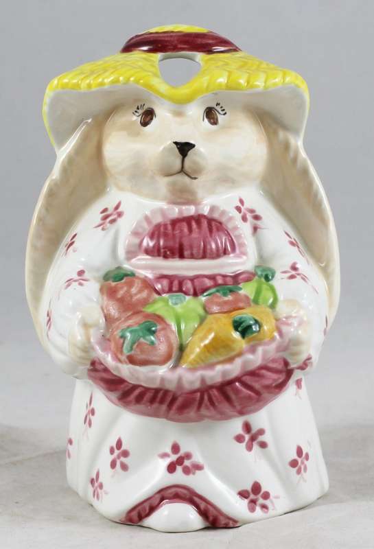 Character milk jug - rabbit carrying fruit