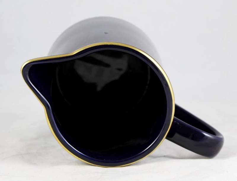 Premier Houseware - Blue Jug with Gold Trim - Gorgeous!
