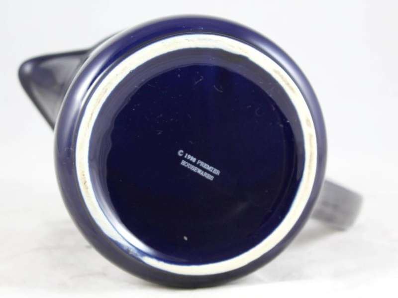 Premier Houseware - Blue Jug with Gold Trim - Gorgeous!