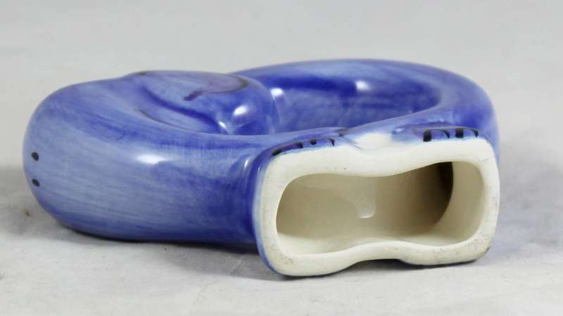 Porcelain elephant napkin ring