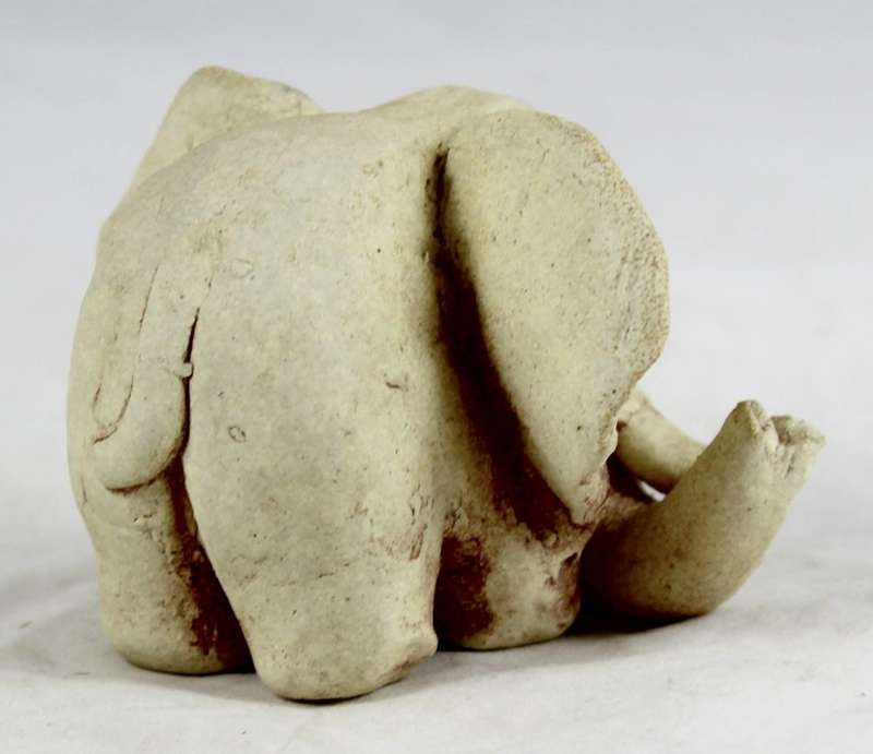 Sandstone carved elephant