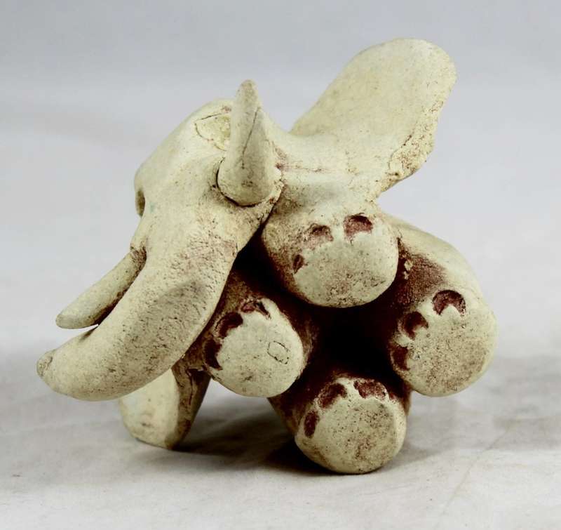 Sandstone carved elephant