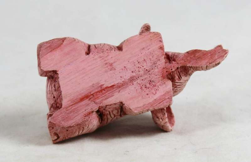Pink elephant with mouse