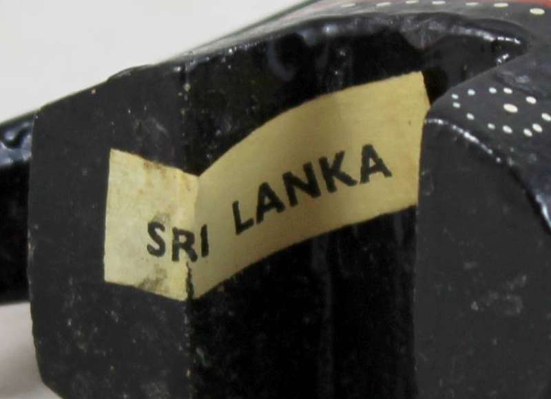 Carved wooden elephants - family of four - Sri Lanka