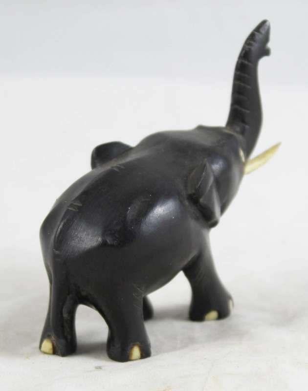 Carved wooden elephant