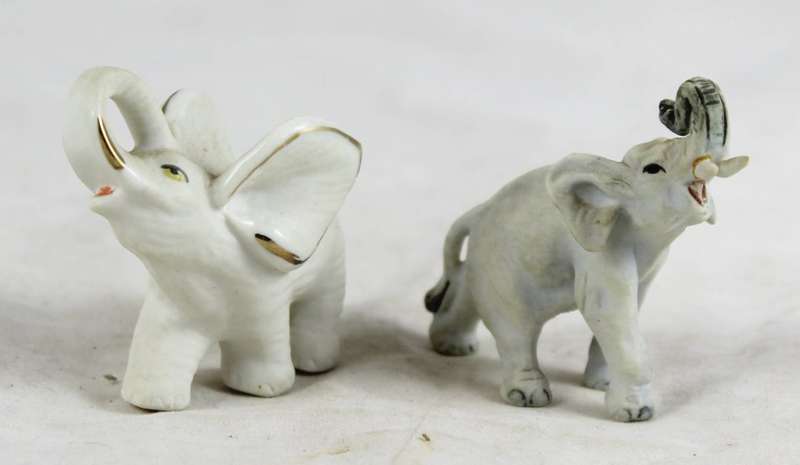 Pair of white elephants