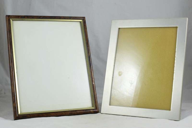 Pair of medium sized frames - table standing