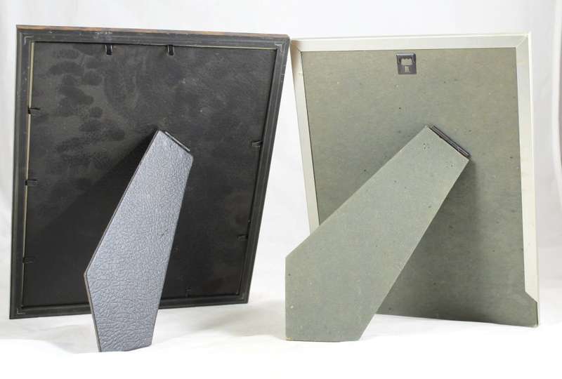 Pair of medium sized frames - table standing