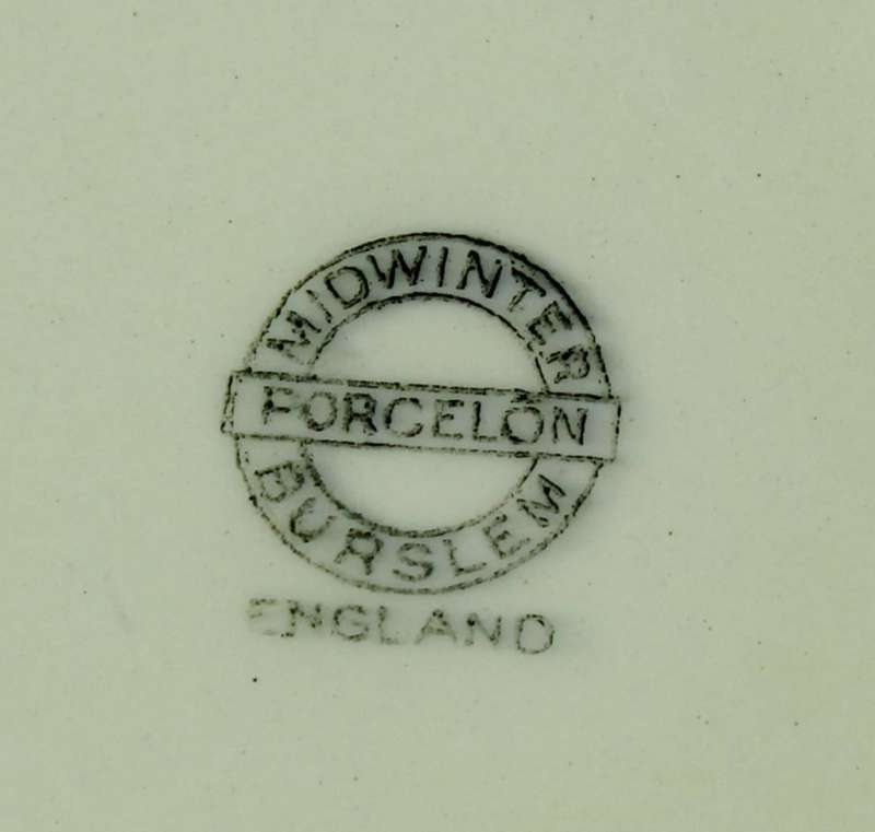 Midwinter - Burslem - coronation side plate