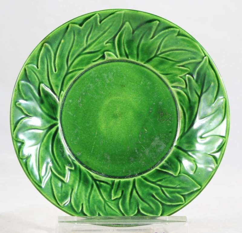 Marumon Ware - green saucer
