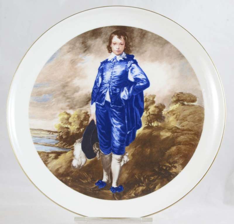 Constantia - Display Plate - Boy In Blue Suit - Beautiful!