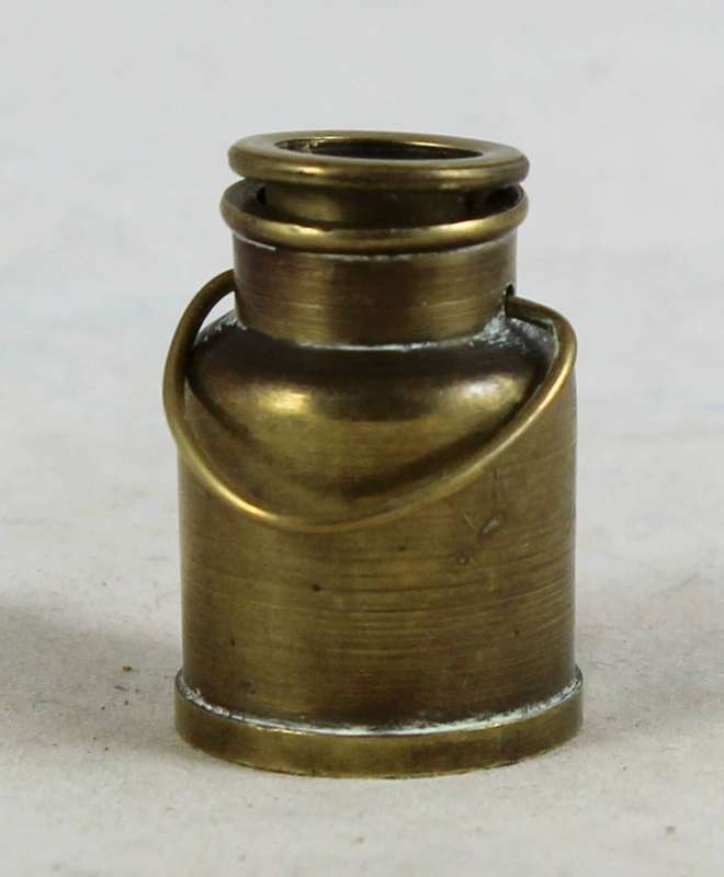 Miniature Brass - Milk Can - Beautiful! - Bid Now!!!