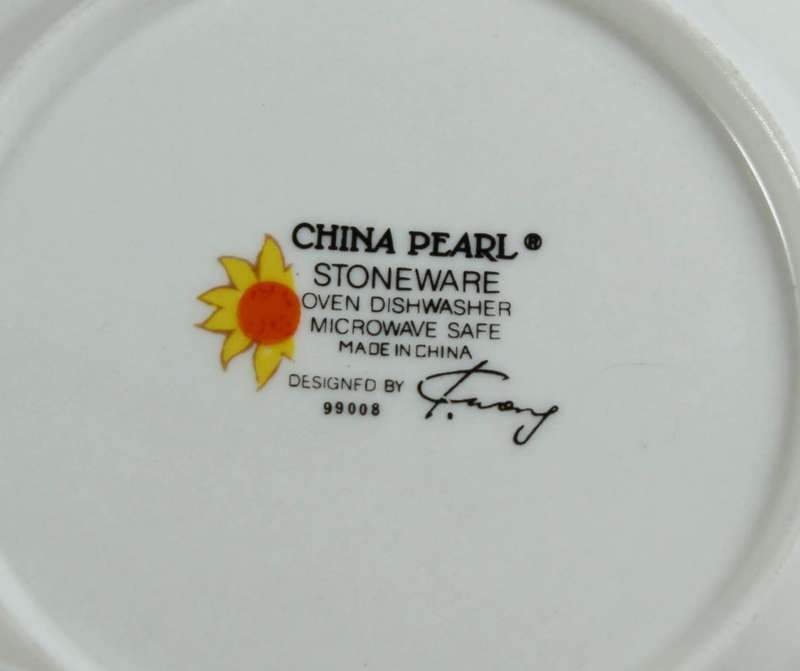 China Pearl stoneware duo