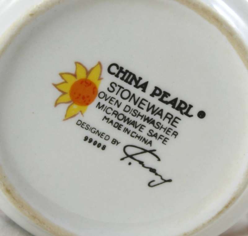 China Pearl stoneware duo