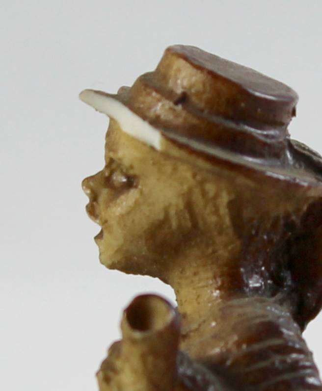 Carved wood - Figures in gondola