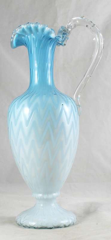 Art glass ewer