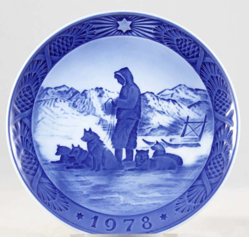 Copenhagen - Porcelain Wall Plate - Greenland Scenery 1978