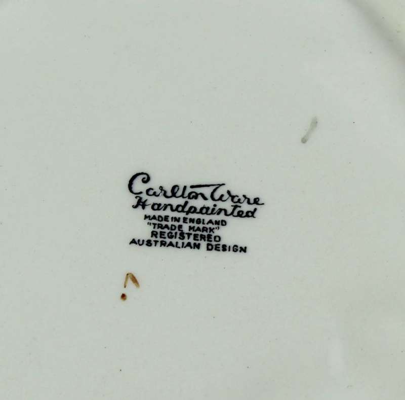 Carlton Ware - Australian design - yellow leaf side plate