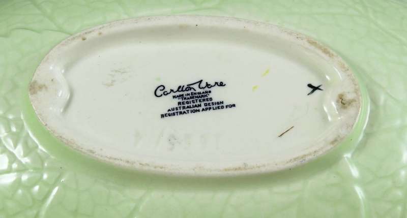 Carlton Ware - Australian design - green sweets bowl