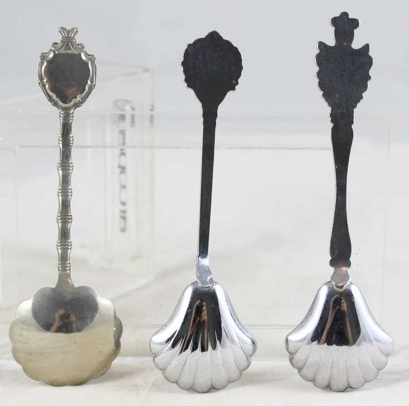 Souvenir sugar spoons - set of three