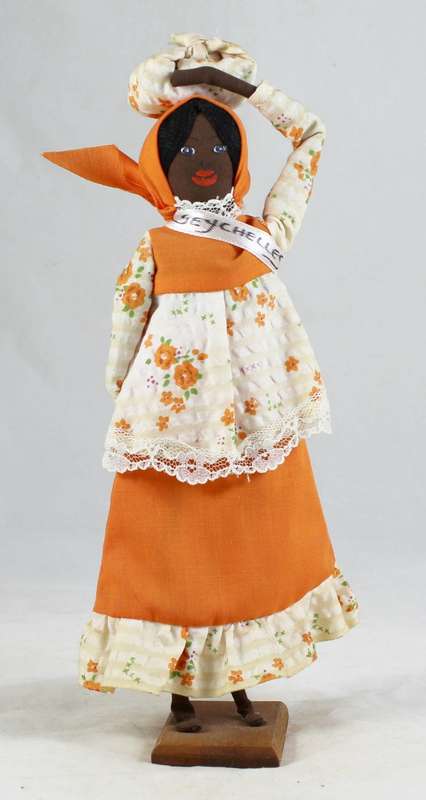 Seychelles - traditionally dressed doll