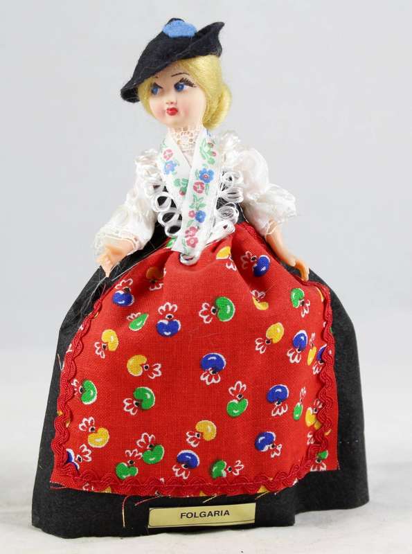 Folgaria traditional clothes doll