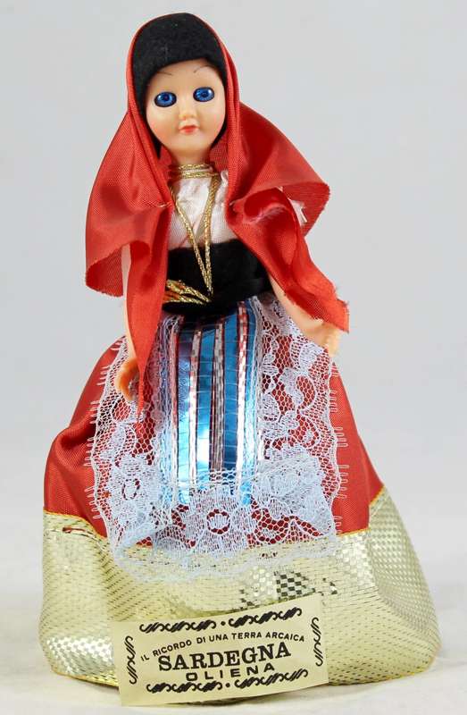 Sardegna traditional dress doll