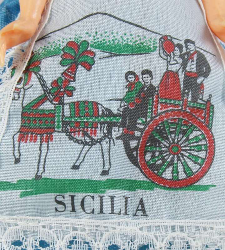Sicilia traditional dress doll