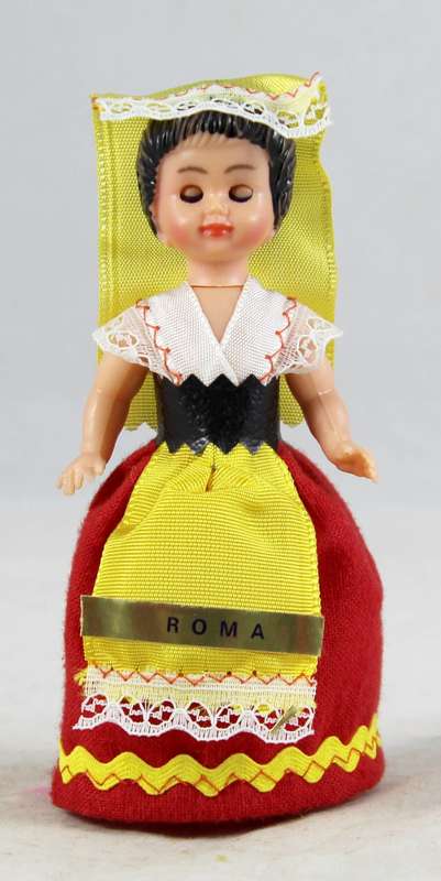 Roma traditional dress doll