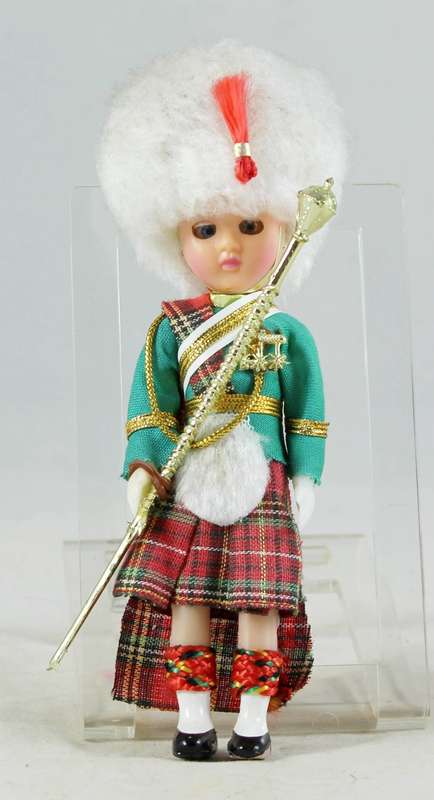 Scottish Boy with Baton doll