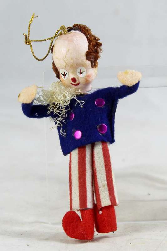 Small Stuffed Clown - Doll - Beautiful! - Bid Now!!!