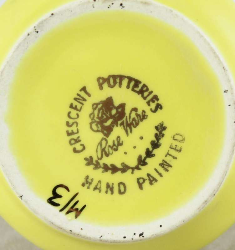 Crescent Potteries - Small Pitcher - Hand Painted - Gorgeous!