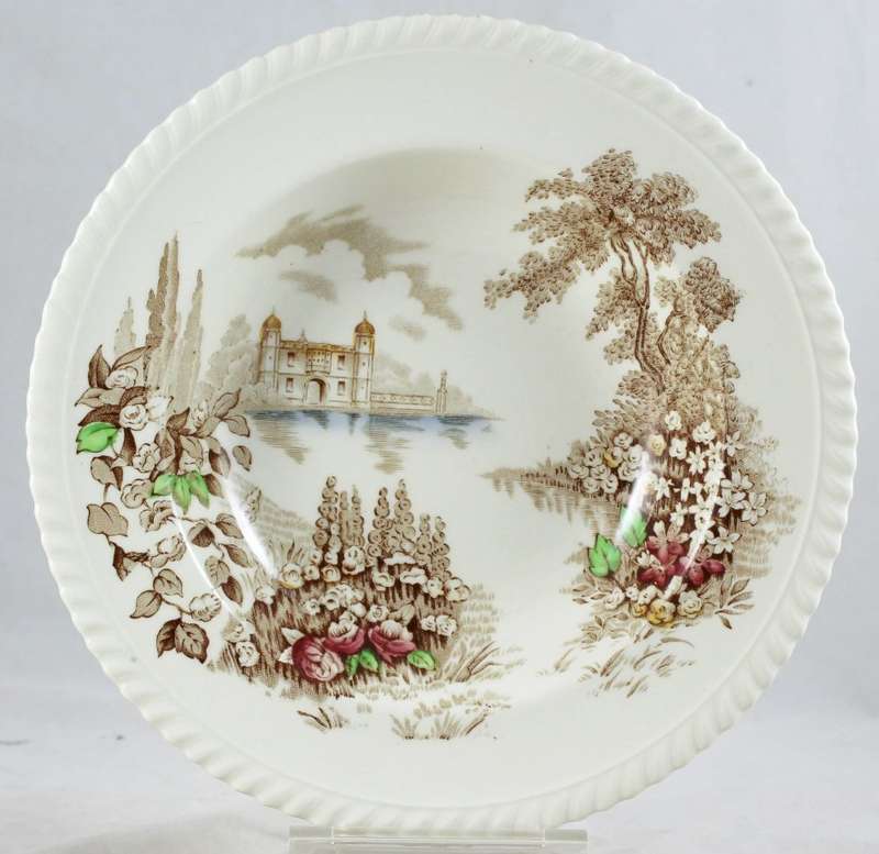 Johnson Bros - Castle On The Lake - Soup Bowl - Gorgeous! - Bid Now!!!