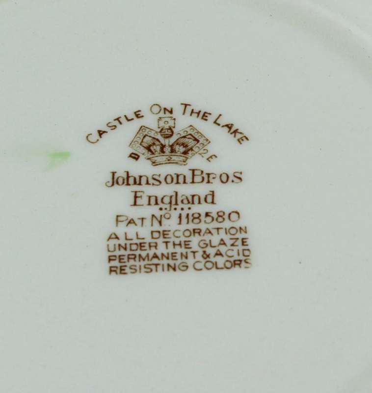 Johnson Bros - Castle On The Lake - Soup Bowl - Gorgeous! - Bid Now!!!