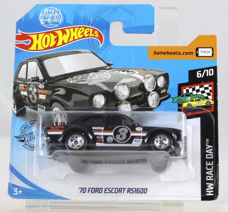 Hotwheels - '70 Ford Escort RS1600 - Black - Bid now!!