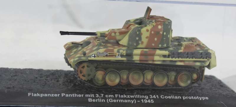 Flakpanzer Panther mit 3.7cm Flakzwilling - Berlin 1945 - Bid now!!