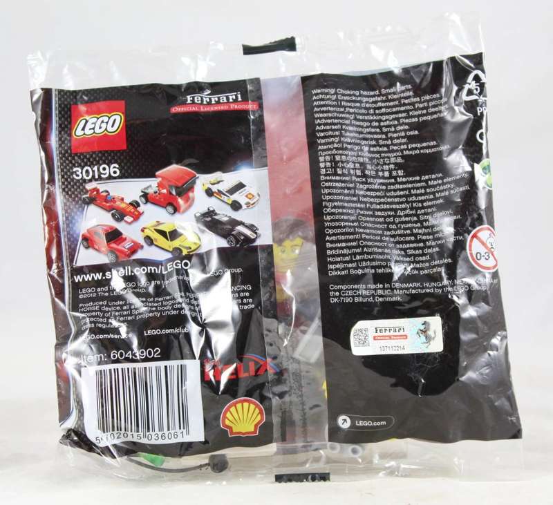Ferrari Pit Crew - Lego Shell V-Power - Polybag #30196 - Bid now!!