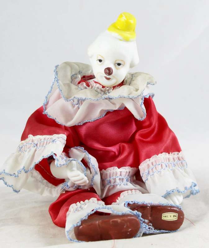 Dressed Clown in red