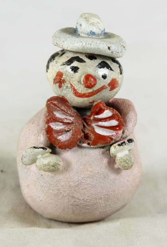 Miniature pink clown